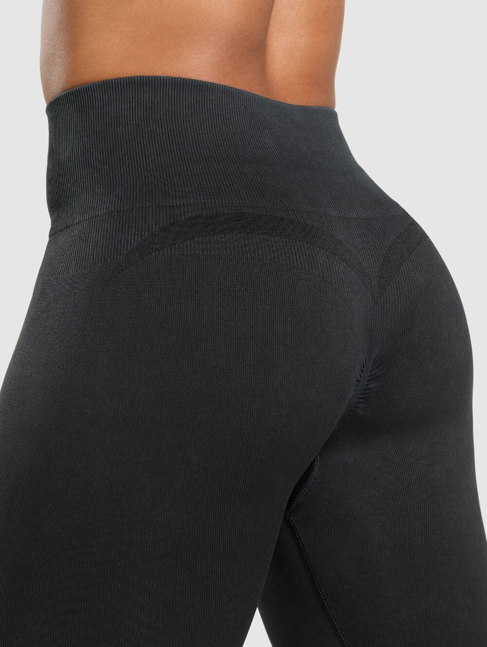Gymshark Seamless Scrunch Leggings | Size Small | Charcoal Grey